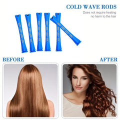 40pcs Hair Perming Rods Cold Wave Rods Long Perm Rods Hair Curler