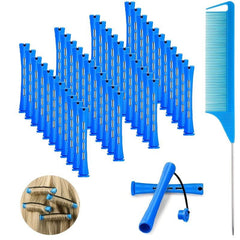 40pcs Hair Perming Rods Cold Wave Rods Long Perm Rods Hair Curler