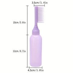 Hair Dyeing Bottle With Comb Hair Dye Applicator Bottle