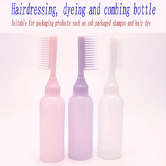 Hair Dyeing Bottle With Comb Hair Dye Applicator Bottle