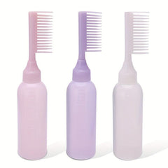 Hair Dyeing Bottle With Comb Hair Dye Applicator Bottle