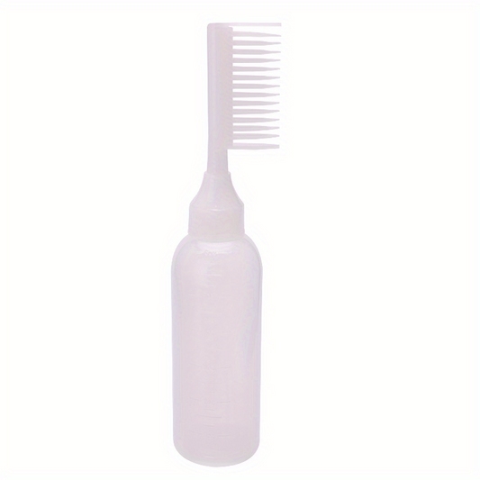 Hair Dyeing Bottle With Comb Hair Dye Applicator Bottle
