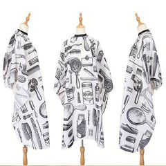 Waterproof Hair Styling Cape Salon Gown Snap Closure