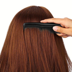 12pcs Small Row Comb Double Teeth Compact Thick Plastic Fine Tooth Comb