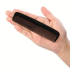 12pcs Small Row Comb Double Teeth Compact Thick Plastic Fine Tooth Comb