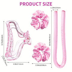 Heatless Curling Rod Headband Sleeping Soft Rubber Hair Rollers
