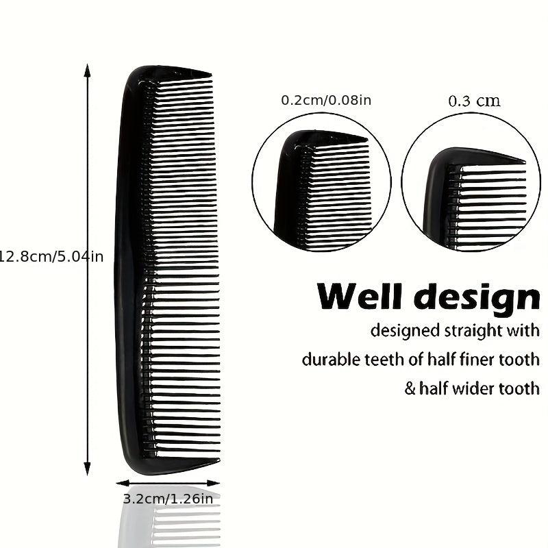 4pcs Fine Tooth Comb Hairdressing Brush Anti Static Hair Styling Comb