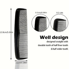 4pcs Fine Tooth Comb Hairdressing Brush Anti Static Hair Styling Comb