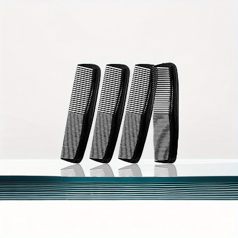 4pcs Fine Tooth Comb Hairdressing Brush Anti Static Hair Styling Comb