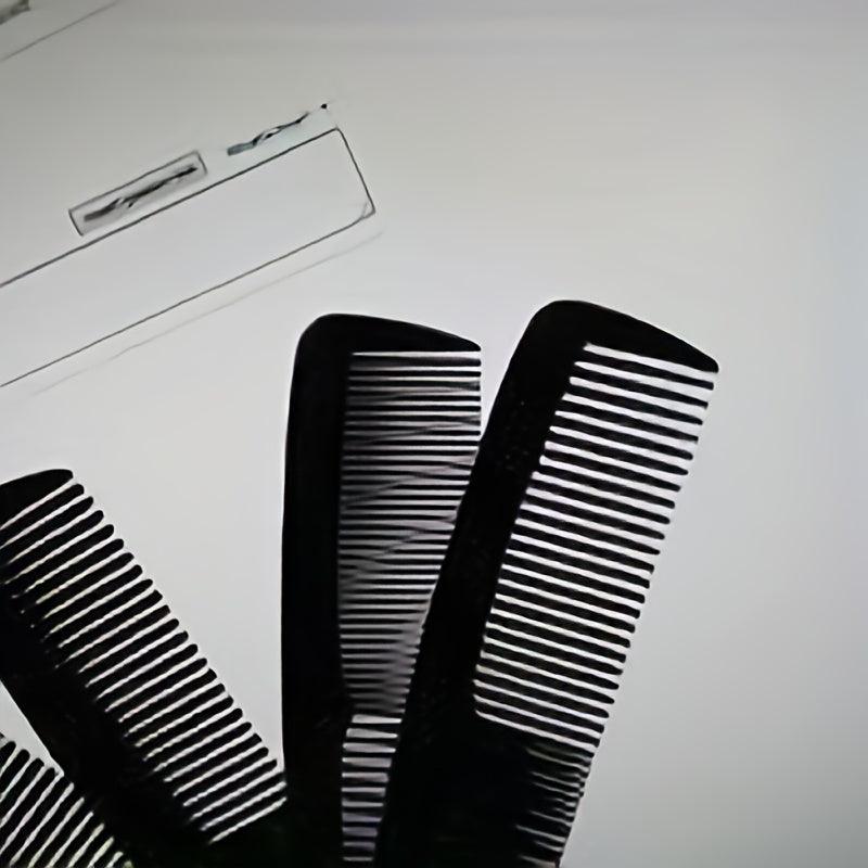 4pcs Fine Tooth Comb Hairdressing Brush Anti Static Hair Styling Comb