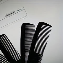 4pcs Fine Tooth Comb Hairdressing Brush Anti Static Hair Styling Comb