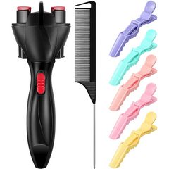 7pcs Automatic Hair Braider Set with Rat Tail Comb and Clips