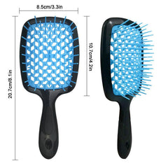 Hollow Out Hairdressing Comb Anti Static Detangling Hair Brush