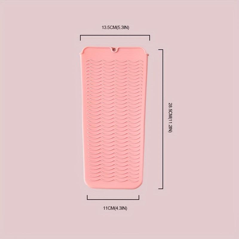 Heat Resistant Mat Silicone Pouch For Flat Iron Hair Straightener Curling Iron