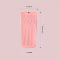 Heat Resistant Mat Silicone Pouch For Flat Iron Hair Straightener Curling Iron