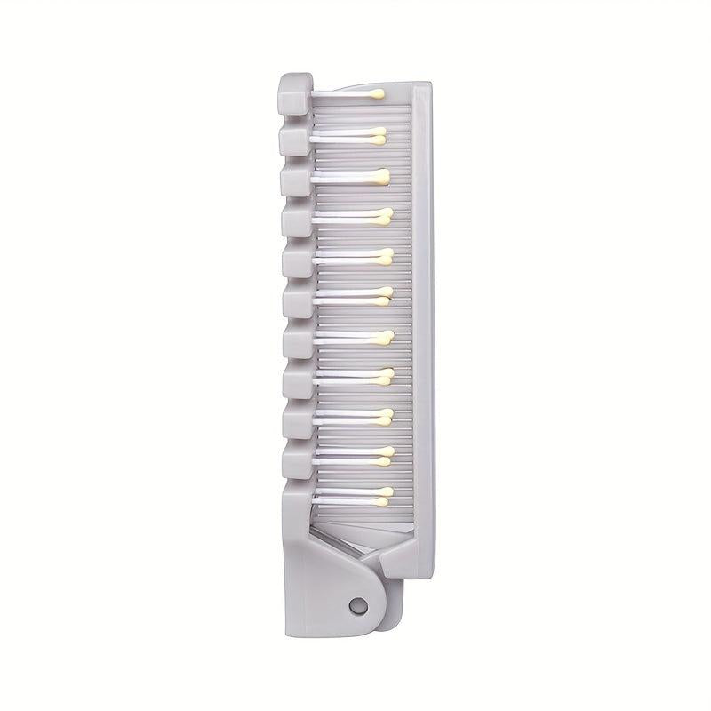 Portable Travel Folding Comb Double Sided Hair Brush