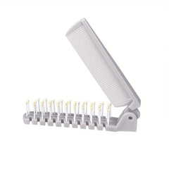 Portable Travel Folding Comb Double Sided Hair Brush