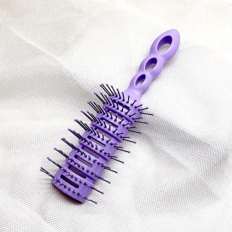 Anti Static Hair Brush Vented Scalp Massage Tool Wet Dry Hair Styling Brush