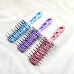 Anti Static Hair Brush Vented Scalp Massage Tool Wet Dry Hair Styling Brush