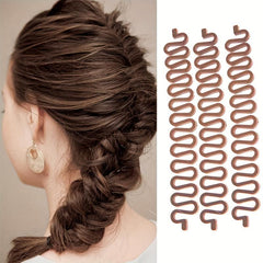 3pcs French Hair Styling Clip Stick Bun Maker Braid Tool Hair Accessories