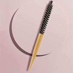 Household Small Round Hair Brush Mini Round Wooden Hair Brush Nylon Bristles