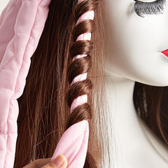 No Heat Silk Ribbon Hair Rollers for Long Hair