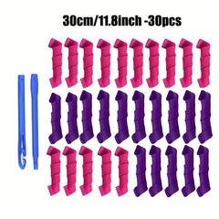 Magic Hair Curlers Portable Heatless Spiral Rollers DIY Styling Kit