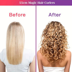 Magic Hair Curlers Portable Heatless Spiral Rollers DIY Styling Kit