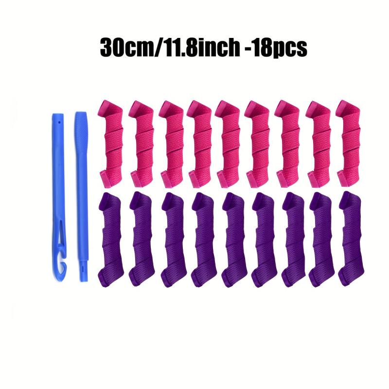 Magic Hair Curlers Portable Heatless Spiral Rollers DIY Styling Kit