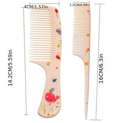 Girls' Hair Comb Set - Portable Anti Static Hair Care Gift