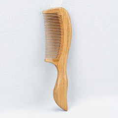 Green Sandalwood Comb Detangling Hair Brush Anti Static Hairdressing Brush