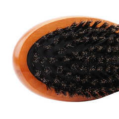 Boar Bristle Hair Brush Scalp Massage Anti static Paddle Hair Brush