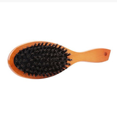 Boar Bristle Hair Brush Scalp Massage Anti static Paddle Hair Brush