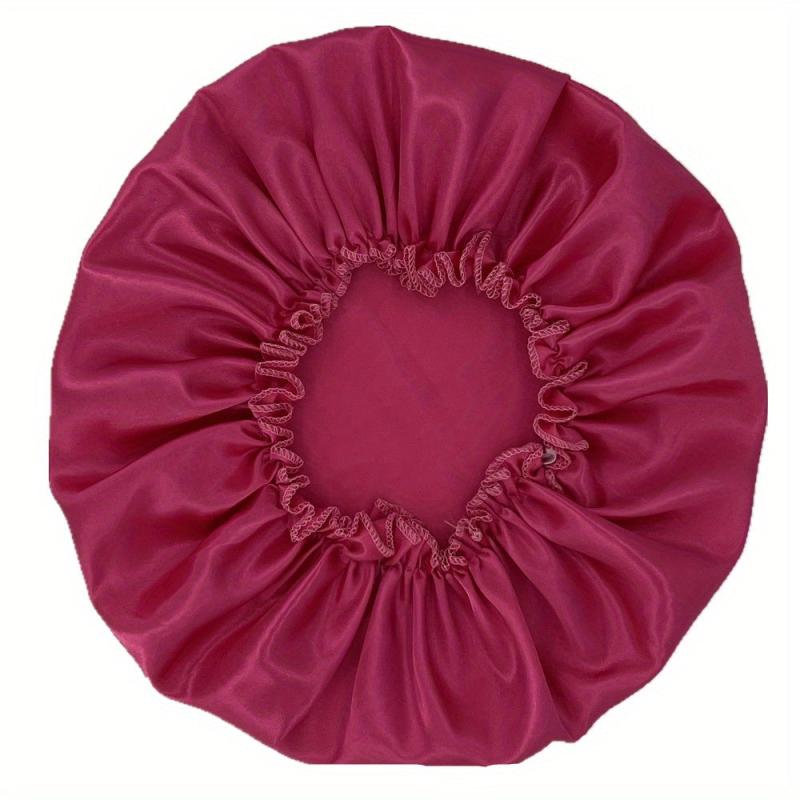 Silk Bonnet Sleep Cap Night Cap Soft Lace Hat Elastic Band