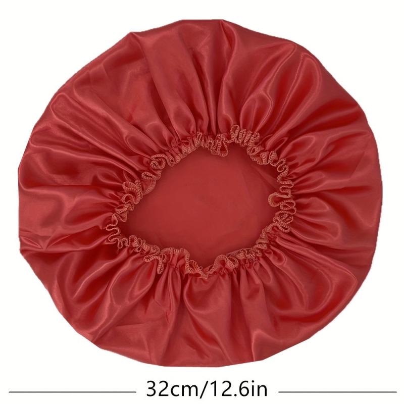 Silk Bonnet Sleep Cap Night Cap Soft Lace Hat Elastic Band