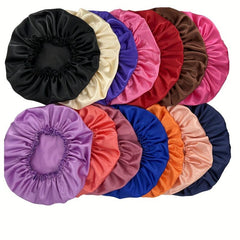 Silk Bonnet Sleep Cap Night Cap Soft Lace Hat Elastic Band