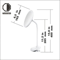 Adjustable Makeup Mirror 5X Magnification Three Temperatures