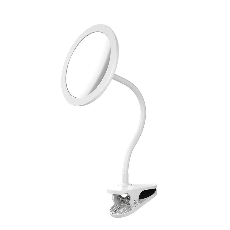 Adjustable Makeup Mirror 5X Magnification Three Temperatures