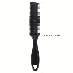 Professional Razor Hair Comb & Double Edge Thinning Scissors Set