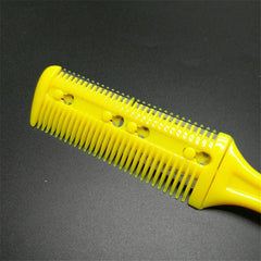 Professional Razor Hair Comb & Double Edge Thinning Scissors Set