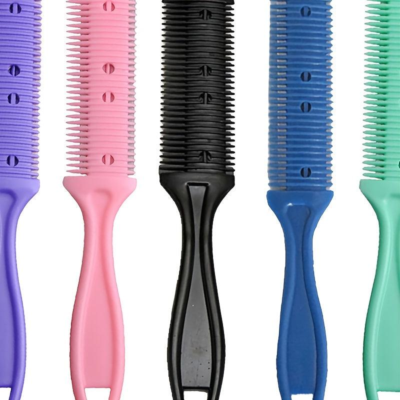 Professional Razor Hair Comb & Double Edge Thinning Scissors Set
