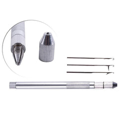 Hair Extension Tools Set: Knitting Needles, Bead Holder, Lace Wig Making