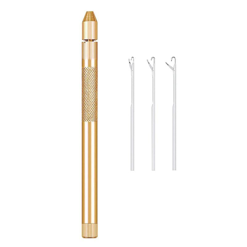 Hair Extension Tools Set: Knitting Needles, Bead Holder, Lace Wig Making