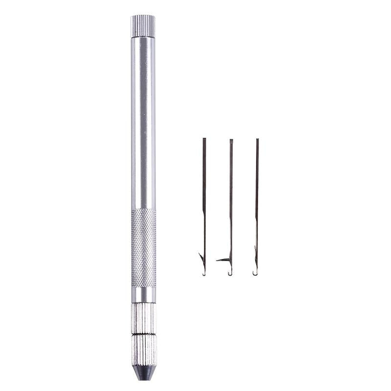Hair Extension Tools Set: Knitting Needles, Bead Holder, Lace Wig Making