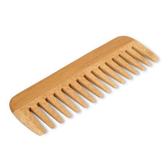 Natural Bamboo Wide Tooth Comb Detangling Comb Anti Static Hair Comb
