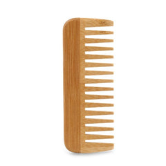 Natural Bamboo Wide Tooth Comb Detangling Comb Anti Static Hair Comb