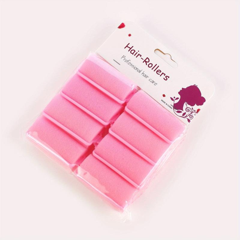 8pcs Sponge Foam Hair Curler Overnight Curlers Foam Rollers For Hair Styling