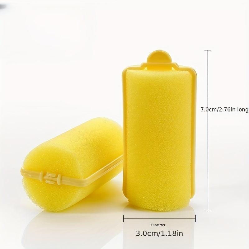 8pcs Sponge Foam Hair Curler Overnight Curlers Foam Rollers For Hair Styling