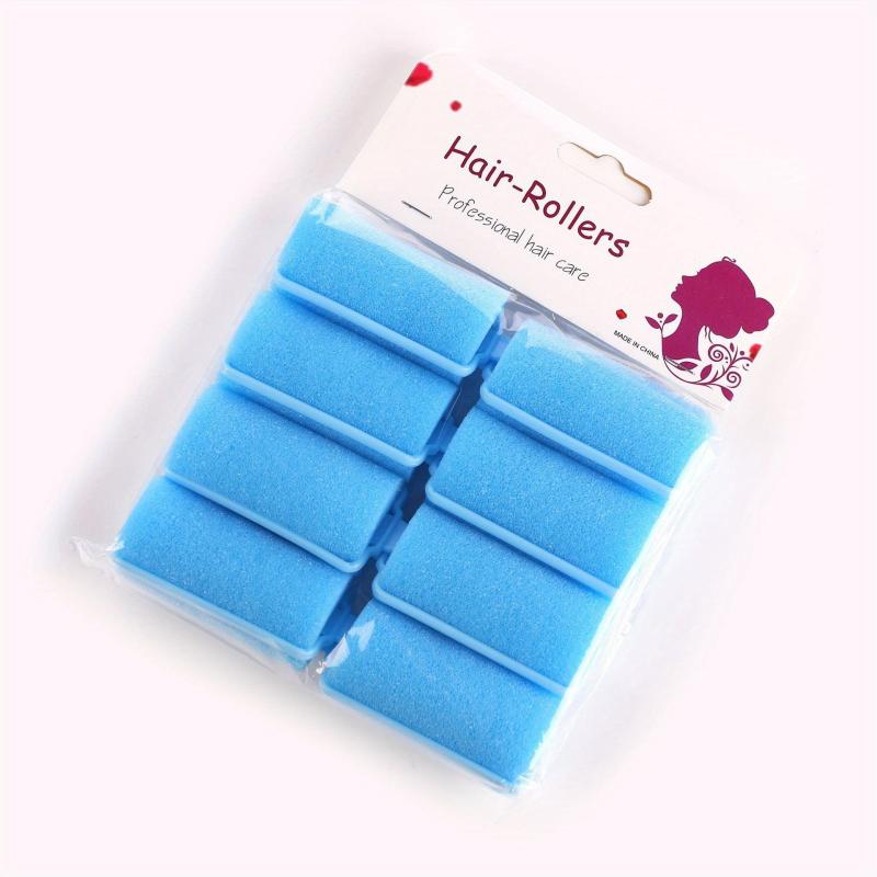 8pcs Sponge Foam Hair Curler Overnight Curlers Foam Rollers For Hair Styling
