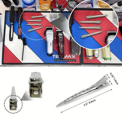 10pcs Metal Duck Billed Hair Clips Single Prong Hair Grips for Women